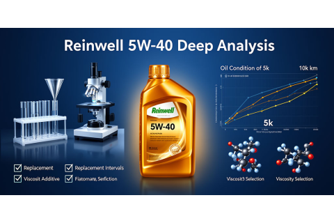 Лабораторный отчёт Reinwell Optimum 5W-40 — свежий образец: вязкость, TBN, элементы