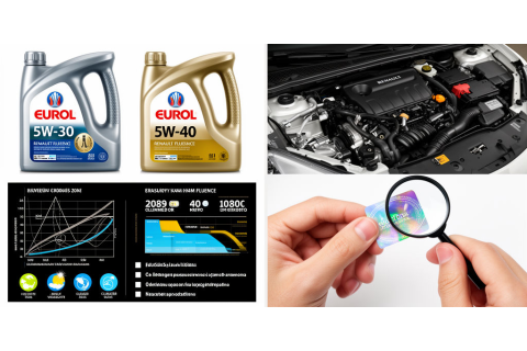 Eurol 5W‑30 vs 5W‑40 — какую вязкость выбрать и как применять на Renault Fluence (включая BXS)