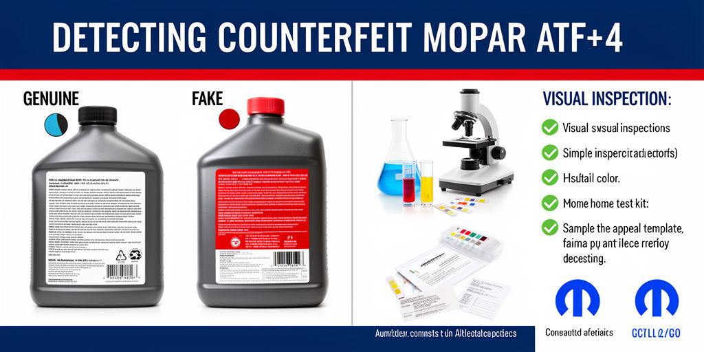 Mopar ATF+4: как распознать подделку — методика и тесты для покупателя