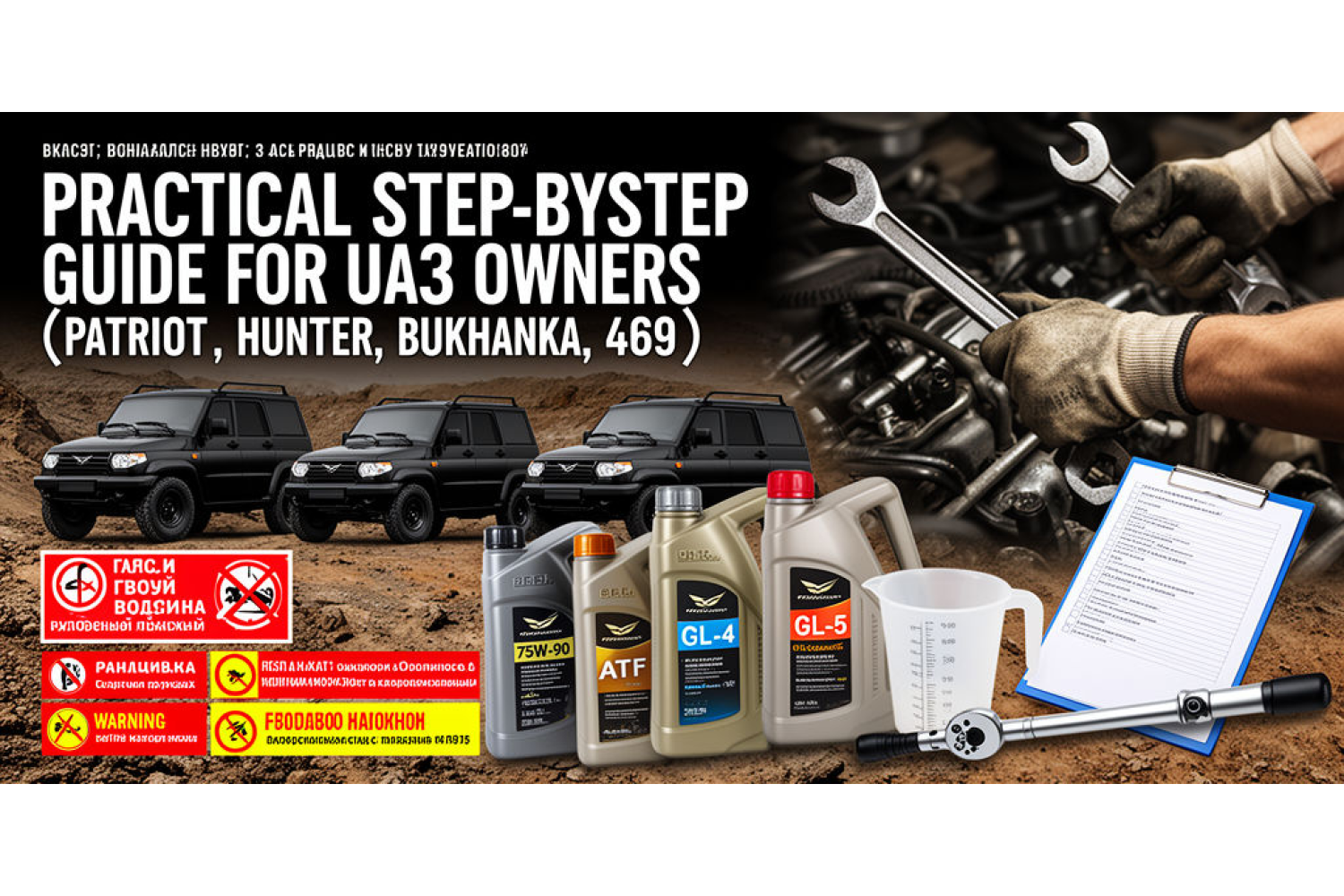 Полное руководство по замене масла в УАЗ: двигатель, КПП, раздатка, мосты и ГУР