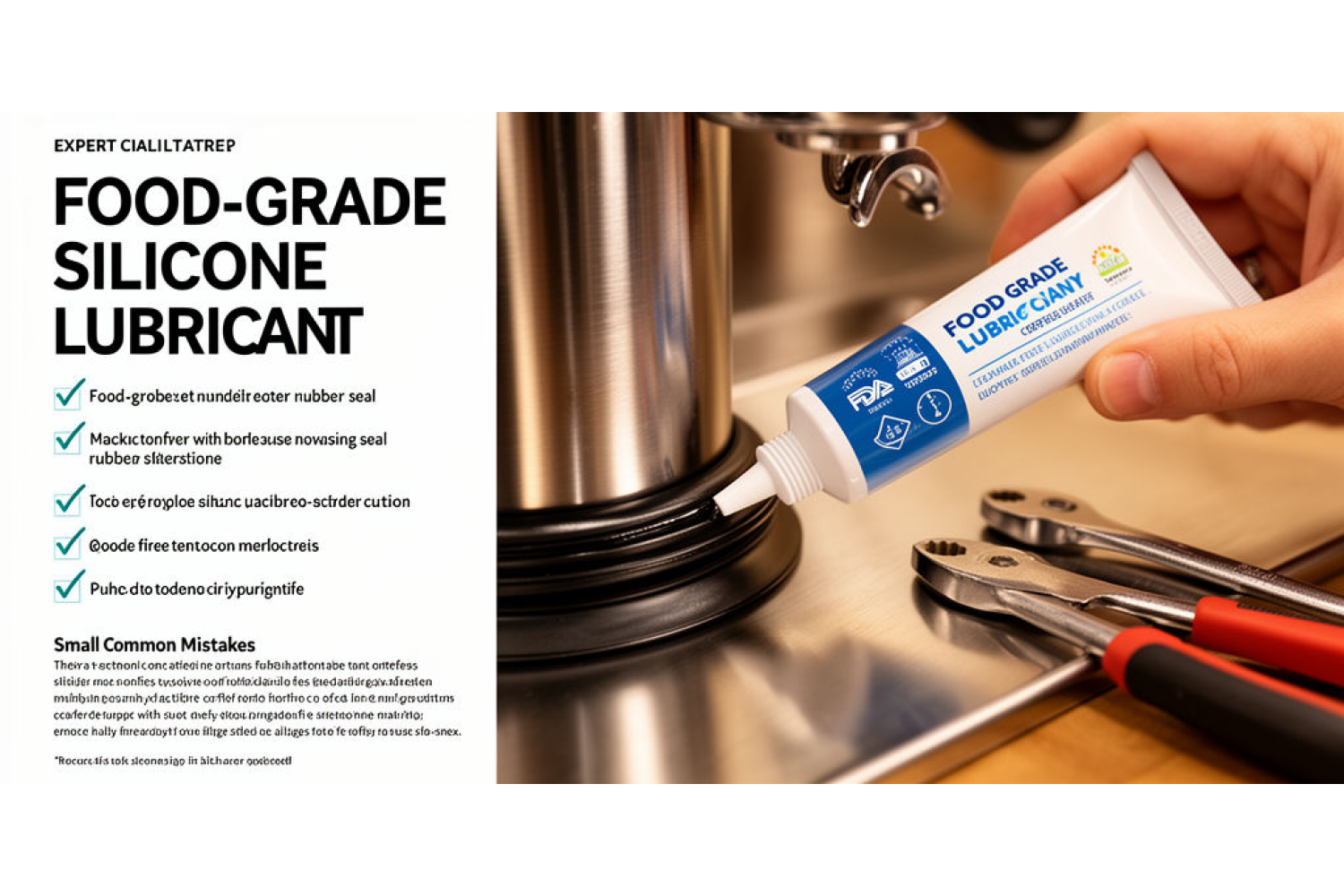 Пищевая силиконовая смазка для резиновых уплотнений: безопасный выбор для кофемашин и пищевого оборудования