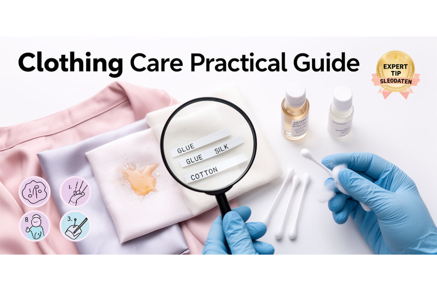 Аналитический практикум: как убрать клей с одежды — безопасные методы, проверенные последовательности и кейсы