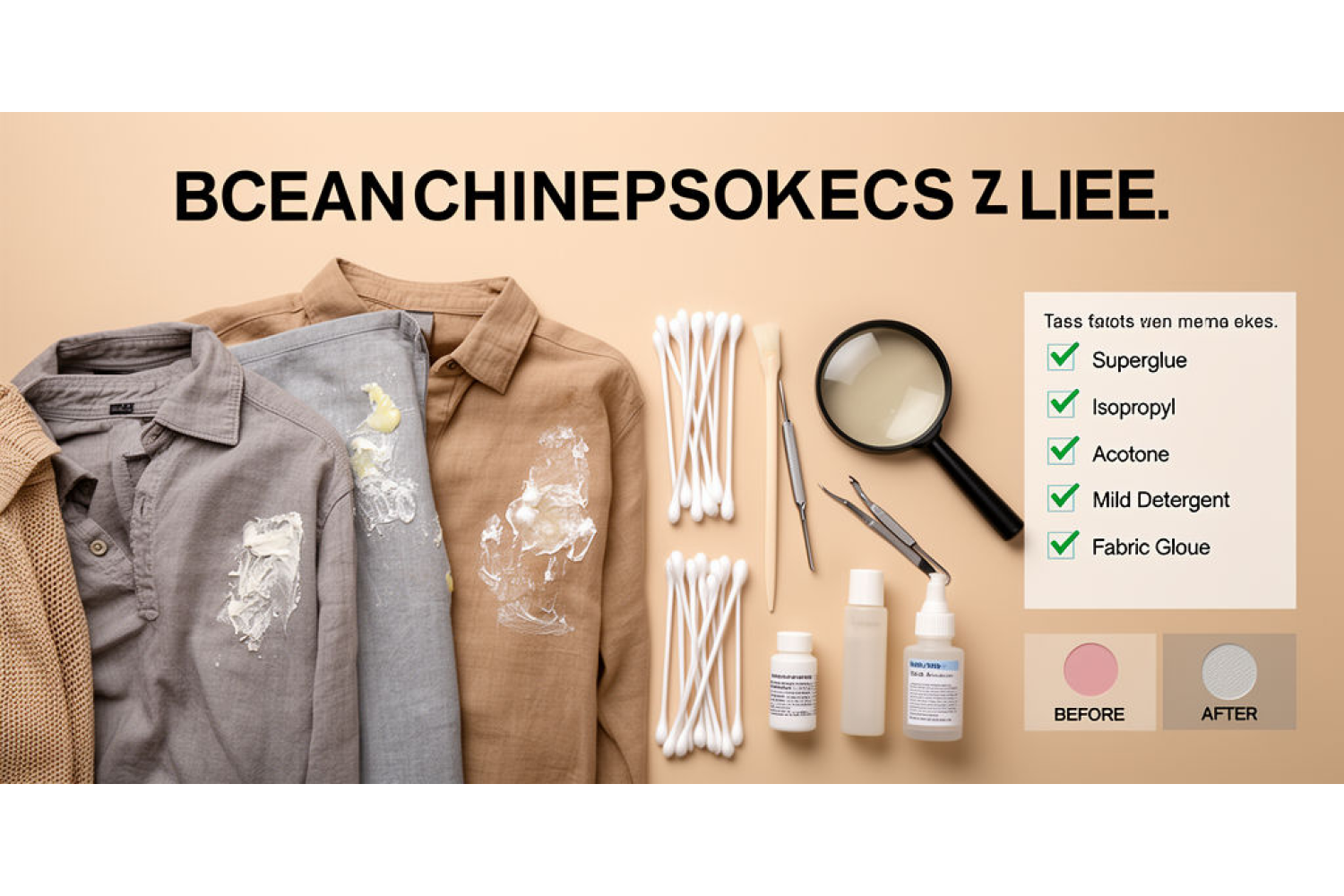 Как удалить клей с одежды — безопасные проверенные методы и чек-лист