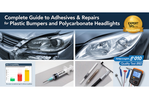 Клей для бамперов и фар: выбор, ремонт и таблица совместимости