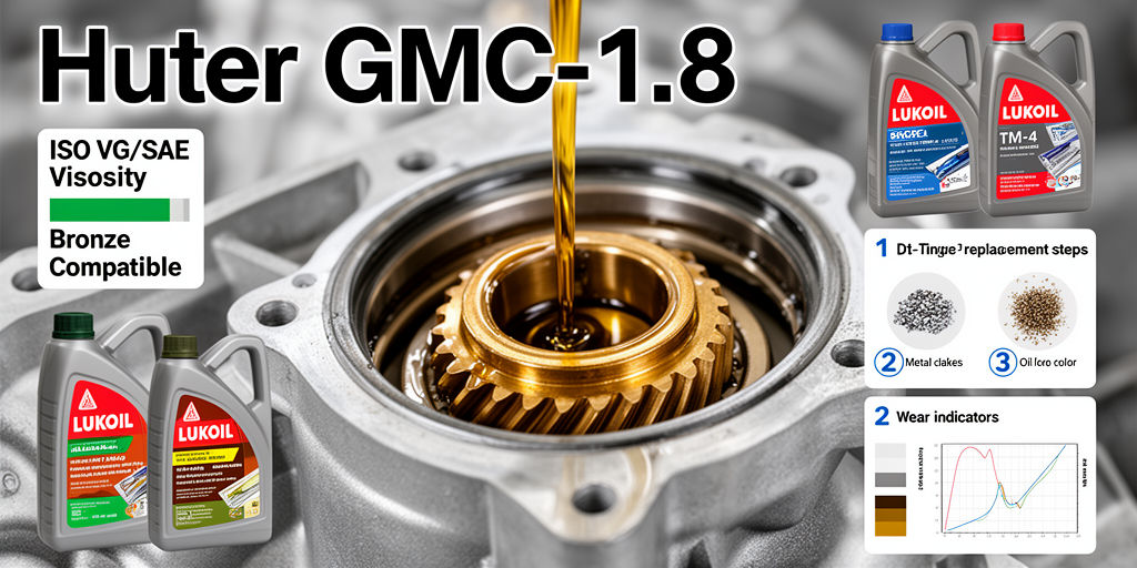 Масло для червячного редуктора Huter GMC-1.8 — какое заливать