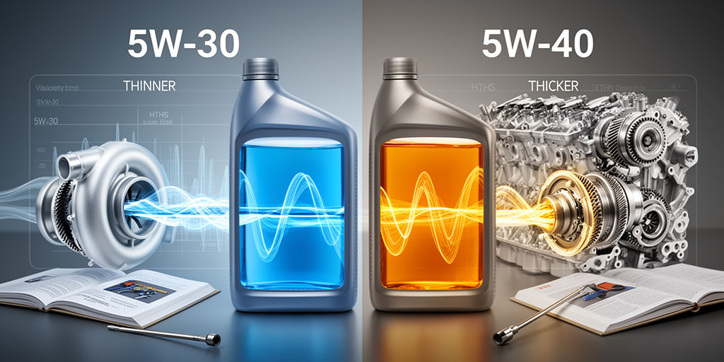5W-30 или 5W-40: какое моторное масло выбрать для двигателя