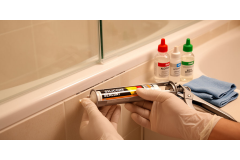 Чем обезжирить поверхность перед нанесением силиконового герметика