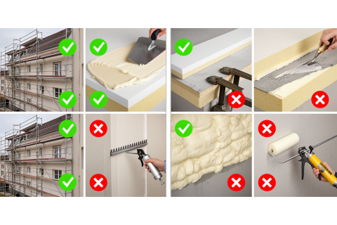 Чем клеить пенополистирол, ЭППС, ППУ и изолон: как выбрать клей для вспененных материалов