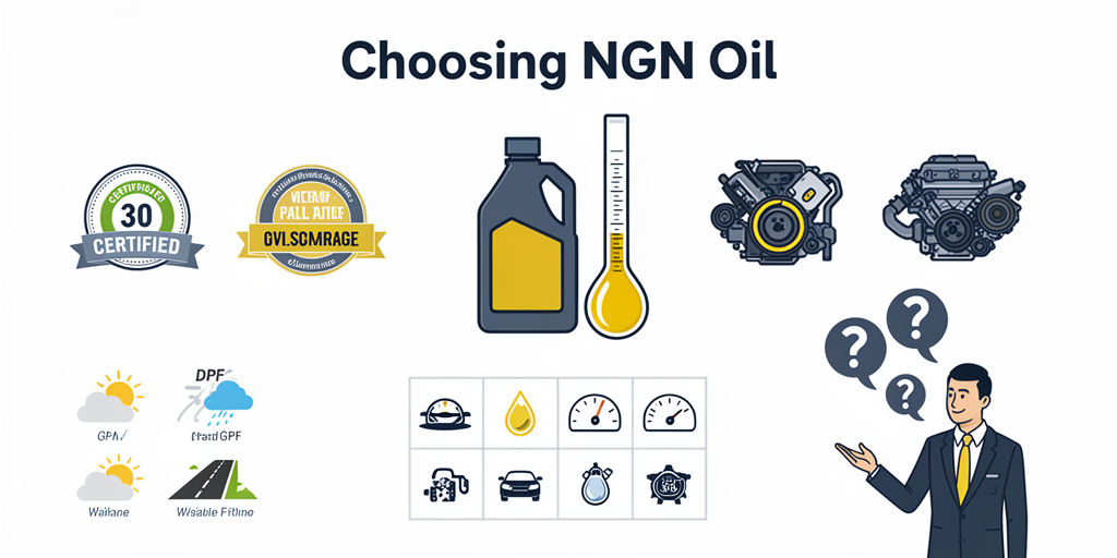 Какое масло NGN выбрать: A‑Line, S‑Line, Gold и Profi по допускам, вязкости и типу двигателя