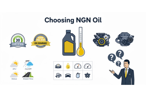 Какое масло NGN выбрать: A‑Line, S‑Line, Gold и Profi по допускам, вязкости и типу двигателя