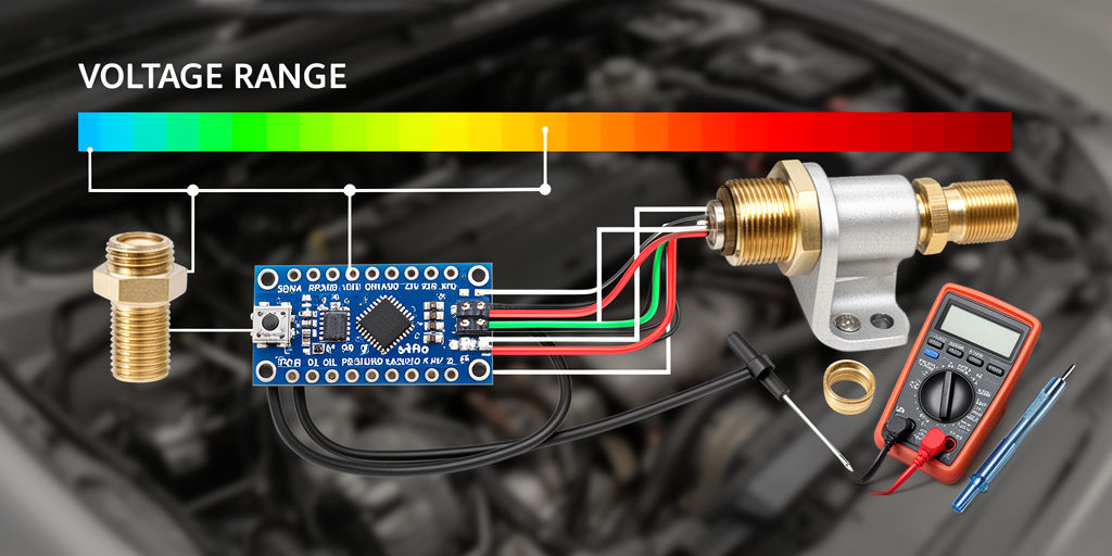 Цифровой датчик давления масла на Arduino Nano: схема, подключение, калибровка и установка