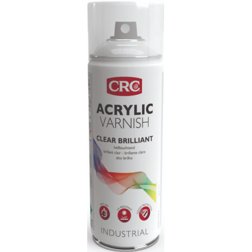 ACRYLIC VARNISH Clear Brilliant CRC, 400 мл - Прозрачный глянцевый лак для защиты поверхностей