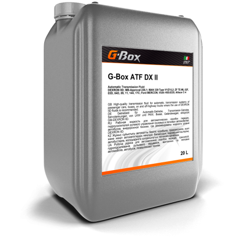 Трансмиссионное масло G-Energy G-Box ATF DX II, 20 л, полусинтетика