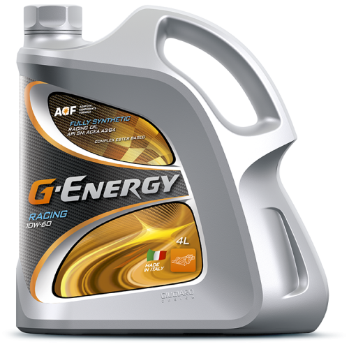 Моторное масло G-Energy Racing, 10W-60, 4 л, синтетика