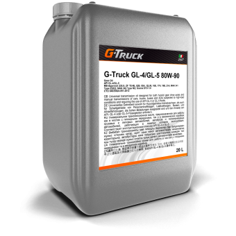 Трансмиссионное масло G-Energy G-Truck, 80W-90, 20 л, минеральное