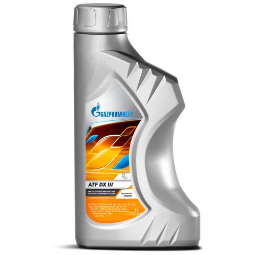 Трансмиссионное масло Gazpromneft ATF DX III, 1 л, полусинтетика