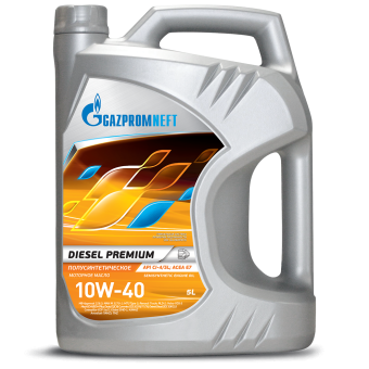 Грузовое масло Gazpromneft Diesel Premium, 10W-40, 5 л, полусинтетика