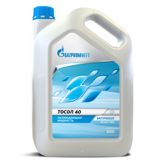 Охлаждающая жидкость Gazpromneft ТОСОЛ, 40, 4,775 кг, этиленгликоль