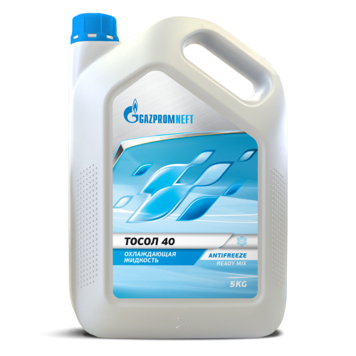 Охлаждающая жидкость Gazpromneft ТОСОЛ, 40, 4,775 кг, этиленгликоль