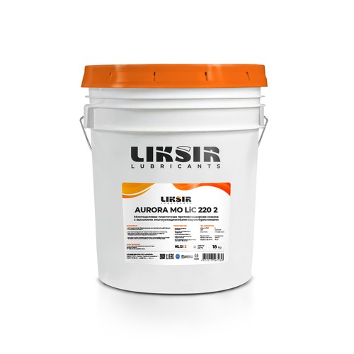 Смазочно-охлаждающая жидкость Liksir Aurora Ca ISO 220 NLGI 1, 400 гр, минеральное