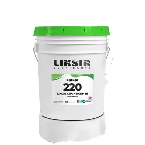 Цепное масло Liksir Chain Norm 220, 5 л, минеральное