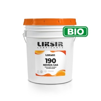 Компрессорное масло Liksir Nemiza Gas ISO VG: 190, 20 л, синтетика