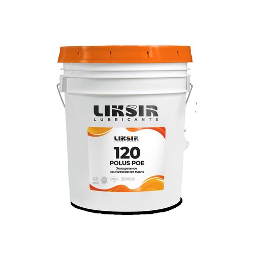 Масло для компрессоров холодильных установок Liksir Polus POE ISO 120, 20 л, синтетика