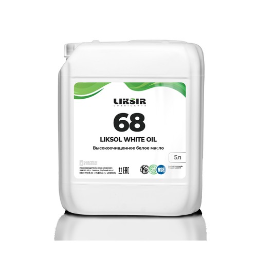 Пищевое масло Liksir White Oil ISO 68, 5 л, минеральное