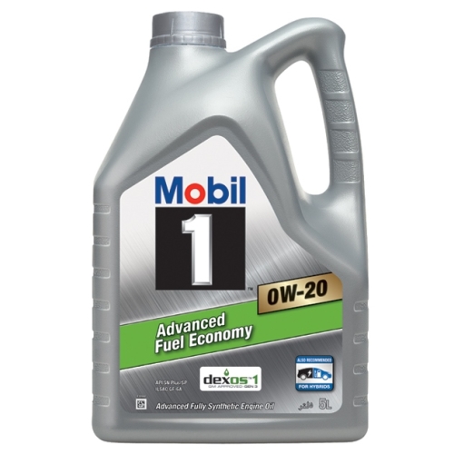 Моторное масло Mobil 1, 0W-20, 5 л, синтетика