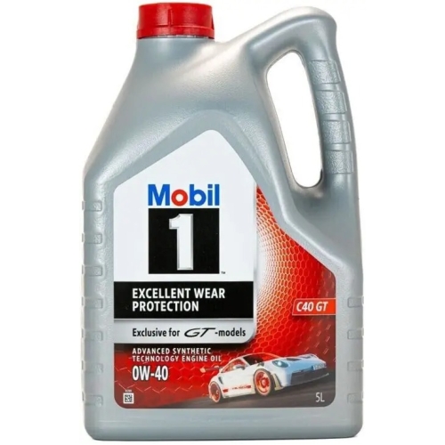 Моторное масло Mobil 1 C40 GT, 0W-40, 5 л, синтетика