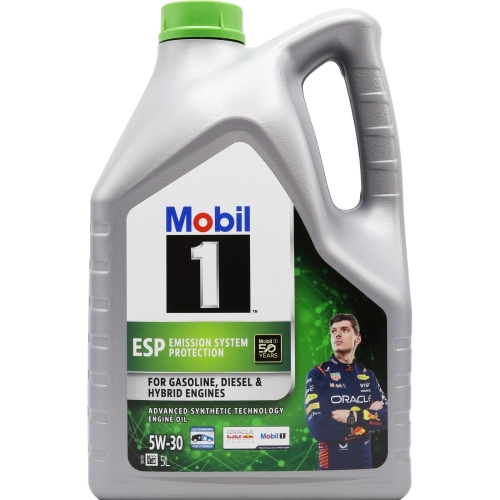Моторное масло Mobil 1 ESP, 5W-30, 5 л, синтетика