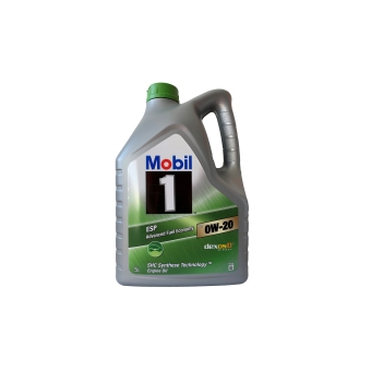 Моторное масло Mobil 1 ESP X2, 0W-20, 5 л, синтетика