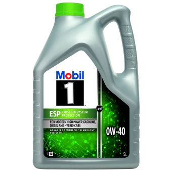 Моторное масло Mobil 1 ESP X3, 0W-40, 5 л, синтетика