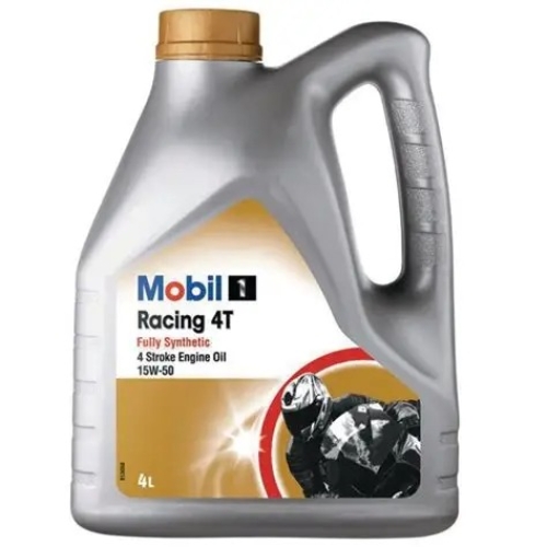Моторное масло Mobil 1 Racing 4T, 15W-50, 4 л, синтетика