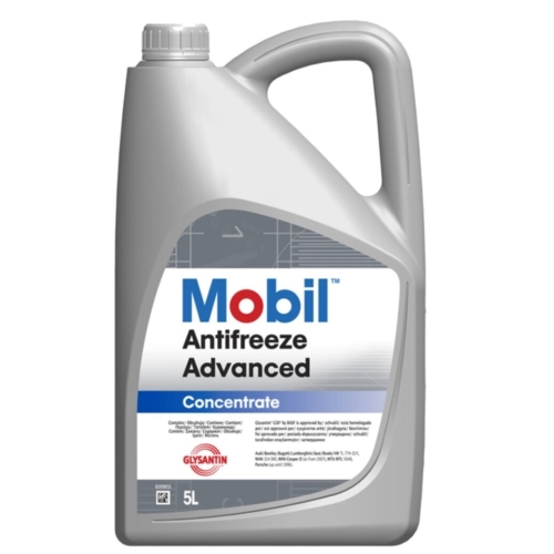 Антифриз Mobil Antifreeze Advanced, 5 л, синтетика