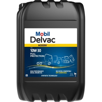 Грузовое масло Mobil Delvac Modern, 10W-30, 20 л, полусинтетика