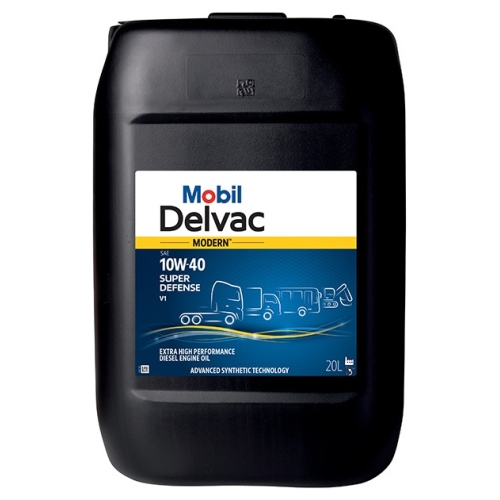 Грузовое масло Mobil Delvac Modern Super Defense V1, 10W-40, 20 л, синтетика