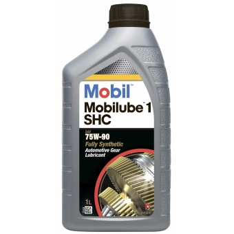 Трансмиссионное масло Mobilube 1 SHC, 75W-90, 1 л, синтетика