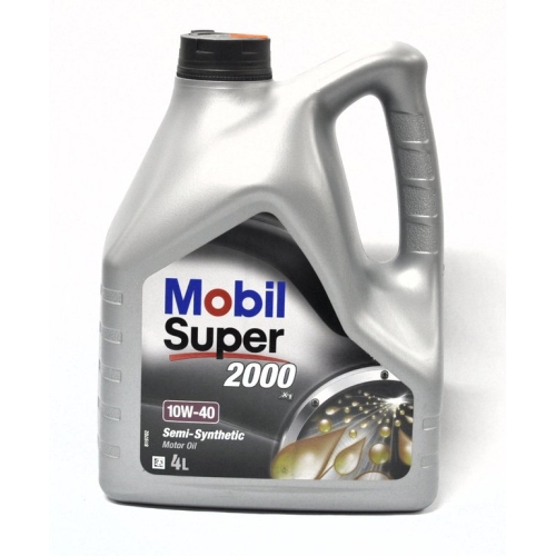 Моторное масло Mobil Super 2000 X1, 10W-40, 4 л, полусинтетика