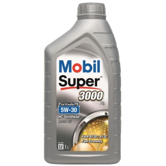 Моторное масло Mobil Super 3000 Formula F, 5W-20, 1 л, синтетика