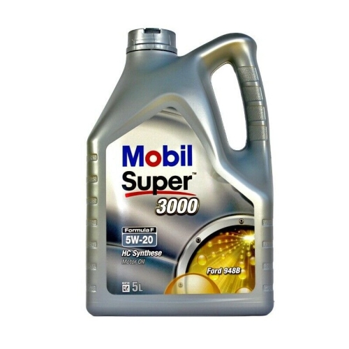 Моторное масло Mobil Super 3000 Formula F, 5W-20, 5 л, синтетика