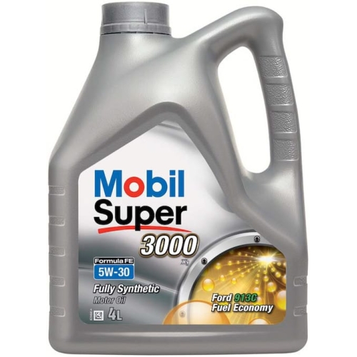 Моторное масло Mobil Super 3000 X1 Formula FE, 5W-30, 4 л, синтетика