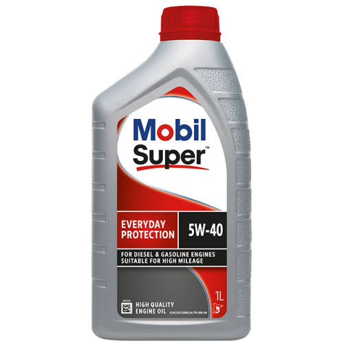 Моторное масло Mobil Super Everyday Protection, 5W-40, 1 л, синтетика