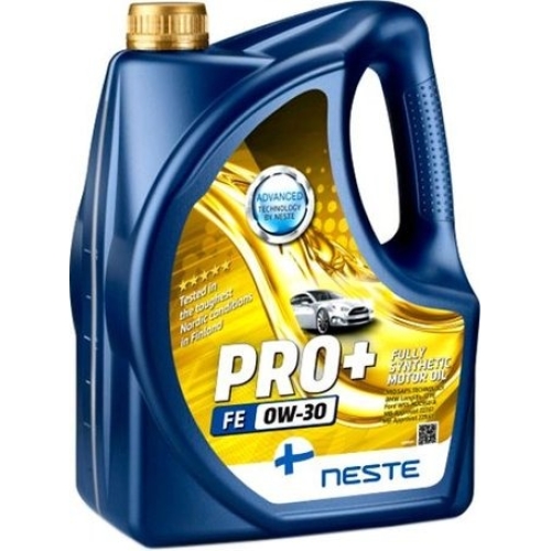Моторное масло Neste Pro+ FE 0W-30, 4 л, синтетика