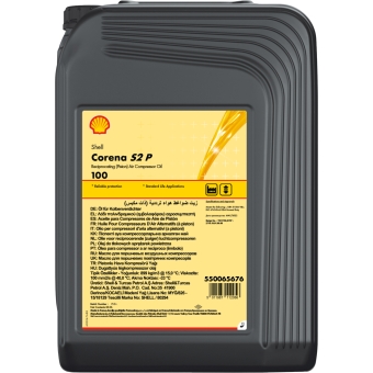 Компрессорное масло SHELL Corena ISO VG: 100, 20 л, минеральное