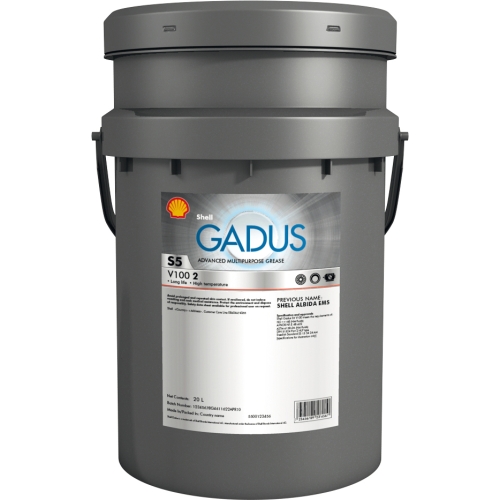 Shell Gadus S5 V100 2, 18 кг - Комплексная литиевая смазка