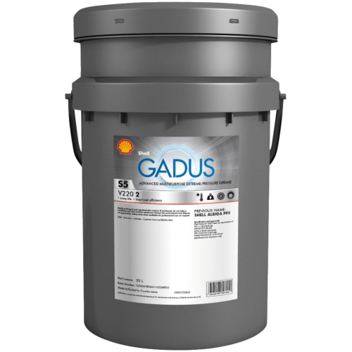 Shell Gadus S5 V220 2, 18 кг - Комплексная литиевая смазка