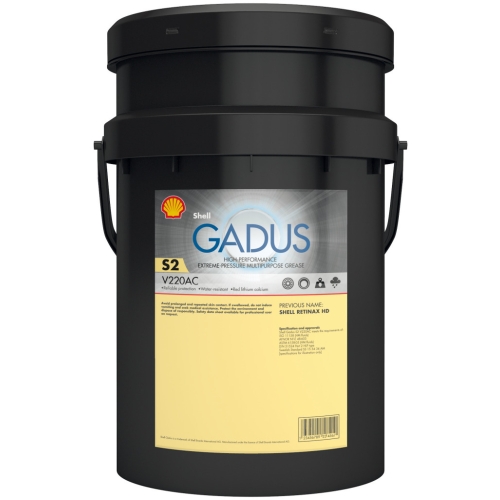 Shell Gadus S2 V220AC 2, 18 кг - Литиевая - Кальциевая смазка