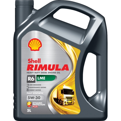 Дизельное моторное масло SHELL Rimula 5W-30, 4 л, синтетика