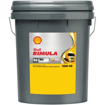 Дизельное моторное масло SHELL Rimula 10W-40, 20 л, синтетика